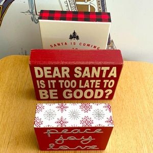 3 Christmas decorations